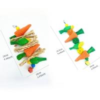 Juguetes Para Masticar Hechos a Mano 1pc Aleatorio Color Y Estilo Vinas Caracoles Y Maíz Para Pequeños Animales (hamster Conejo Pájaro Perro Etc.) Material De Rattan - details 0