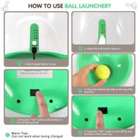 Catapult lanzadora de Pelotas para Perros, Lanzador de Pelotas de Tenis, pelota de Salto, Pitbull, máquina de Pelotas de Tenis, Tiro Automático para mascotas - details 7