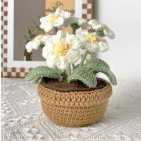Kit De Inicio Para Crochet De Tulipanes Hechos a Mano DIY Para Adultos Y Niños Con Plantas En Macetas Herramienta Textil Para Mujeres - details 7