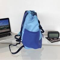 Mochila Ligera Y Impermeable De Viaje Al Aire Libre Con Colores Contrapuestos Mochila Diaria Versátil Moda Bolsos Para Hombres Y Mujeres - details 8