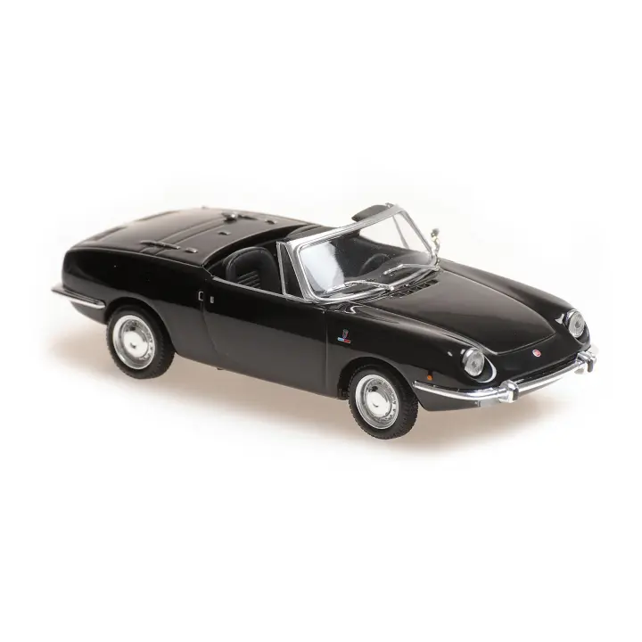 MINICHAMPS 1/43 FIAT 850 DEPORTE SPIDER NEGRA 1968 - 940121231 - 1