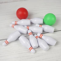 Miniatura De Bowling Para Juguetes Y Decoraciones De Escritorio De 1/12 Material Plástico Regalo De Navidad Para Amantes De Los Modelos - details 1