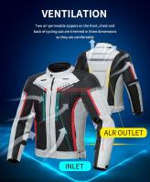 Chaqueta De Motocicleta Impermeable Para Hombres Con Protección EVA Ropa De Carreras Moto Arracimienta Pantalones Usables Para Moto - details 11