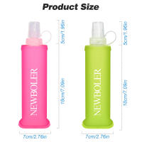 Botella De Agua Plegable TPU BPA-Free Para Deporte Al Aire Libre Senderismo Camping Correr Portátil Botella Suave De Capacidad ≤300ml - details 0
