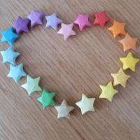 80 PCS De Papel Para Origami Y Quilling Lucky Star Decoración De Hogar Y Boda Herramienta De Manualidades Para Regalo - details 3