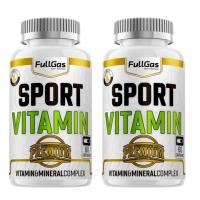 FULLGAS - Sport Vitamin Premium - PACK 2 - Complejo de vitaminas (multivitamínico) y minerales (multimineral). Incluye magnesio, colina, vitaminas C, D, K, B, A, hierro, zinc y mucho más. Solo 1 cápsula al día. Sin gluten ni lactosa - details 0