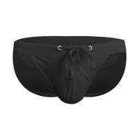 Bragas De Natación Para Hombre En Blanco Briefs Triangulares Sexys Ropa Deportiva De Playa Monocromáticas Polyester Spandex - details 5