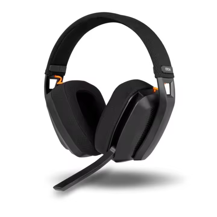 Auriculares Gaming Inalámbricos con Micrófono Krom Kanji/ Bluetooth/ USB 2.0/ Negros - 1