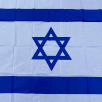 Bandera Nacional De Israel 90X150cm En Poliéster Bandera Horizontal De Soporte Y Aliento Para La Solidaridad Uso Doméstico - details 5