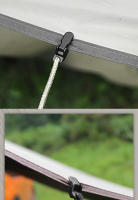 Clips De Tenda Pesada Para Camping Con Dientes Antideslizantes Y Diseño Antiviento Accesorio De Tenda Con Correa Para Refugio De Tarp Outdoor Survival - details 9