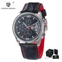 Reloj De Cuarzo Para Hombre PAGANI DESIGN 2024 Moda Militar Con Movimiento De Lujo Cuero Resistente Al Agua Y Al Choque Pantalla Retroiluminada Y Fecha Rattrapante - details 11