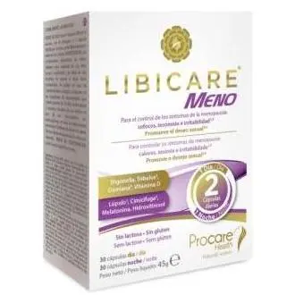 Procare Libicare Meno Suplemento Dietético En Cápsulas Día Y Noche. - 1
