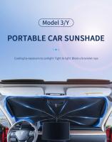 Cubierta De Parabrisas Para Coche Sunshade Plegable Para Tesla Model 3 Model Y 2023 Protección Solar Para Ventana Frontal - details 0