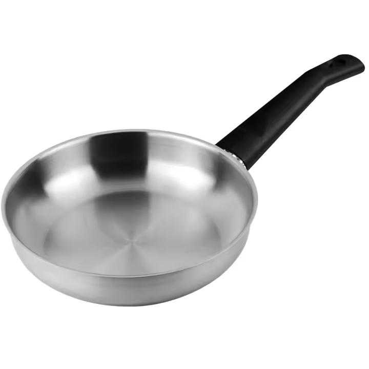 Magefesa Essencial Inox - Sarten Plateada 18 cm de Acero Inoxidable, Sin Recubrimiento ni Antiadherente, Ecológica, Todo Tipo de Cocinas, Inducción - 1