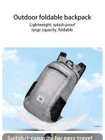 Mochila Ultra-Ligera Plegable Impermeable Y Duradera Para Senderismo Y Aventuras Al Aire Libre Comodidad Y Resistencia En Un Solo Paquete - details 0