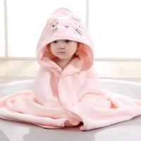 Toalla De Baño Para Bebé Suave Cálida Manta De Envolverse Para Niña Y Niño De Coral Poliéster Abrazo Caliente Para Recién Nacidos Y Niños Pequeños Con Gorro - details 3