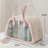 MEJORADA MT-103 Neceser de Maquillaje Impermeable con Separación Seco/Húmedo – PVC Transparente, Disponible en Dos Tamaños - details 12