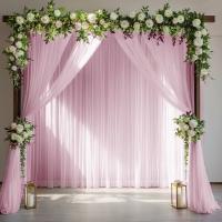 Cortinas De Boda Elegantes Y Nobles (150x300cm) Hexagonales Para Decoración De Eventos Y Fiestas Material De Poliéster Translúcido - details 5