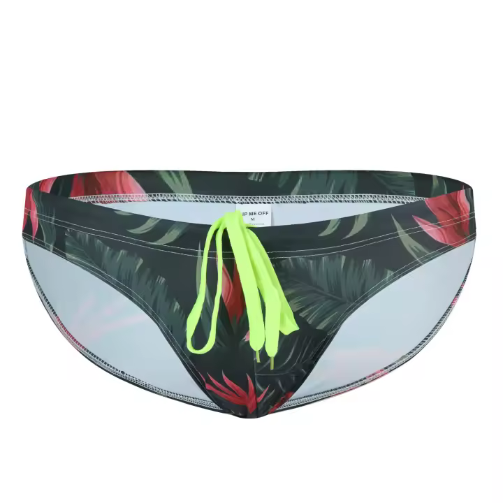 Swimwear Men Swimsuits Quick Dry Swimming Briefs Sexy Male Low Waist Bathing Trunks Beach Bikini Surfing Shorts - 1