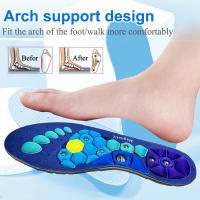 Almohadillas De Terapia Magnética Ortopédica Para Soporte Arco Inodoras De Goma Suave Con Terapia De Acupuntura Para Calzado Comodidad Y Soporte Articular - details 2