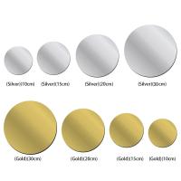 Pegatina De Espejo Redonda 10-15CM Autoadhesiva Decorativa Para Baño Y Dormitorio Adhesivo De Acrílico 3D Para Decoración De Pared Y Sala De Estar - details 2