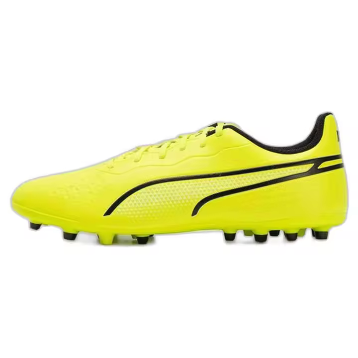 Botas de Futbol Puma King Match Mg para hombre en color amarillo - 1