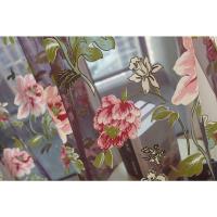 Modernas Cortinas De Tela Floral Para Sala De Estar Diseño De Ventanas Cortina De Tule Cortina De Ventana Para Decoración De Hogar - details 6