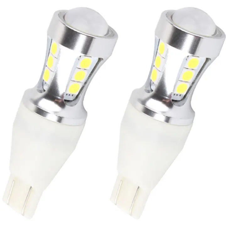 2Pcs T15 Bombillas LED W16W CANBUS 920 921 912 1000LM 3030SMD Luz Blanca Super Brillante Para Retroiluminación De Coche 6000K 12V Universal - 1