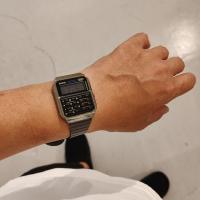 Reloj Casio calculadora ca-500wegg-1b correa de acero inoxidable - details 1