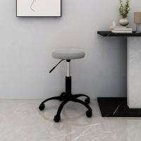 vidaXL Silla de oficina giratoria de terciopelo en color Gris oscuro/Rojo vino tinto/Verde oscuro y más | cómodas modernas ergonómicas para comedor cocina salón hogar - details 7