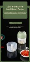 Mini picadora de ajo eléctrica USB, picadora de carne, trituradora de ajo, trituradora de verduras, trituradora de jengibre duradera, utensilios de cocina - details 2