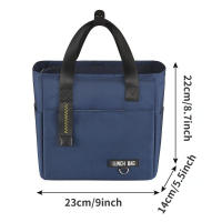 Bolsa De Almuerzo Bento Aislada Grande Con Capacidad Para Alimentos Y Contenedor Térmico Para Viajes Y Pícnics - details 2
