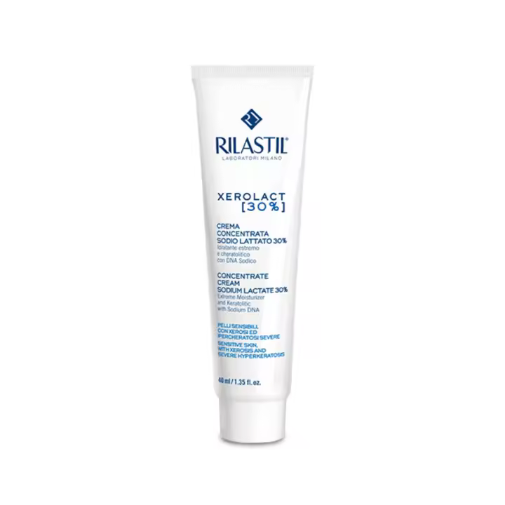 Xerolact Lipogel Crema Concentrada Lactato de Sodio 30%, 40 ml.- Rilastil - 1