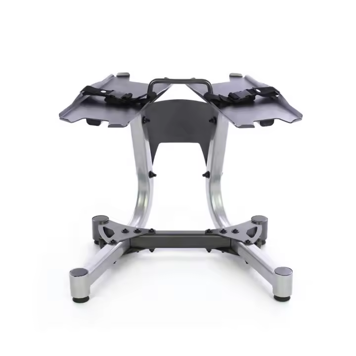 Ozio Fitness OZIO FITTNES Soporte Ajustable Mancuernas - Base Estabilizadora Fitness - Material Acero Inoxidable - 1