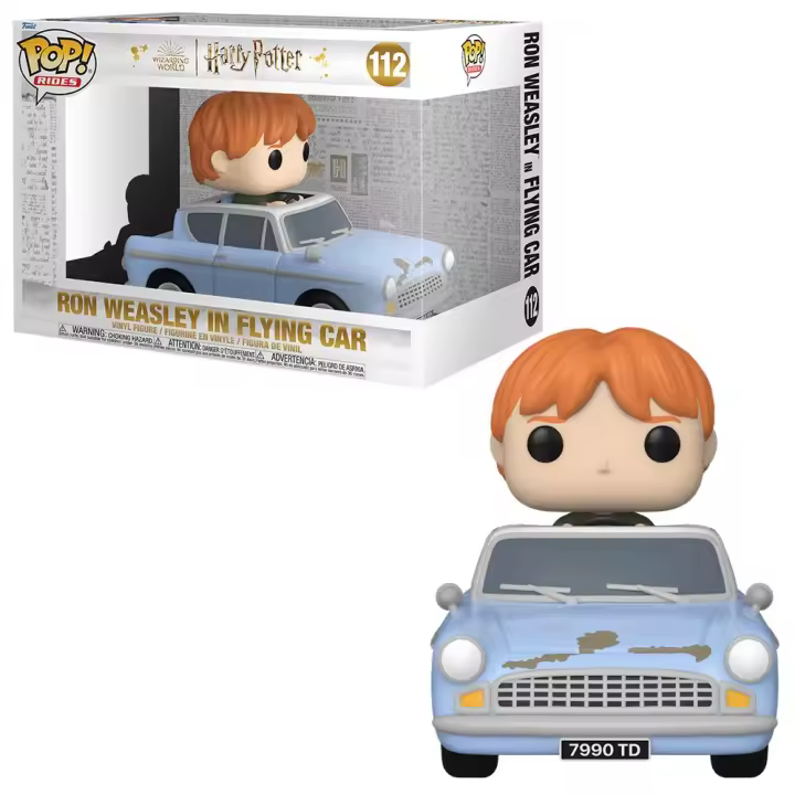 Funko Pop! Harry Potter CoS 20th - Ron Weasley en el Coche Volador, 65654, Nº112 - 1