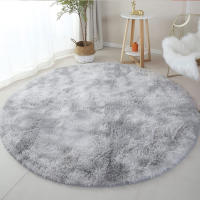 Alfombra Redonda De Peluche Suave Para Niñas Habitación De Princesa Castillo Alfombra Gruesa Decorativa Para Dormitorio Moderno - details 27