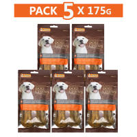 Pack 2-20PCs Hueso Prensado para Perros Piel Vacuno Fortalecedor de Dientes Stick Dental Dog Snack - details 3