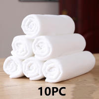 Toallas De Rociador Multifuncionales De Microfibra Suave Blanca 10 Piezas Toallas De Baño De Hotel Toallas De Mano Portátiles Para Limpieza - details 3