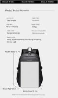 Mochila Grande Multifuncional Impermeable Para Viaje Deportivo Y Negocios Con Bolsillo Para Computadora Antirrobo Para Hombres - details 5
