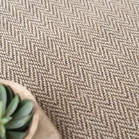 ALFOMBRA REDONDA WEAVER ESPIGA COLOR NATURAL, Ø220CM, LINEA PARALELA - details 2