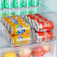 Organizador De Almacenamiento Para Botellas De Bebida En Plástico Dispensador De Soda Pop Contenedor Para Nevera Y Almacenamiento En La Cocina - details 5