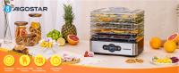 Aigostar Deshidratador Eléctrico de Alimentos, 240W, Control de Temperatura 35-70°C, Temporizador 99h, 5 Bandejas Extraíbles, Cuerpo de Acero Inoxidable, para Carne, Fruta y Verdura, Libre de BPA - details 0
