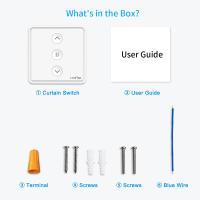 Interruptor De Cortina Inteligente LoraTap Tuya Smart Life Botón Empuñadura 80*80 Motor Eléctrico Compatible Con Alexa Y Google Assistant - details 11