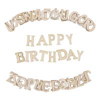 Juego De Alfabeto Inglés De Madera 100 Piezas Para Bebés Herramientas De Aprendizaje Temprano DIY Artesanía Scrapbooking Letras Digitales Aleatorias - details 1