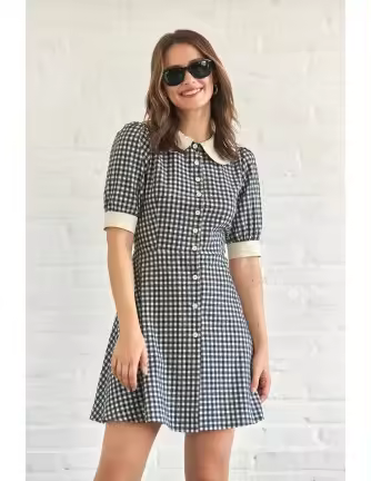 Vestido Maggie Sweet Bardot negro - 1