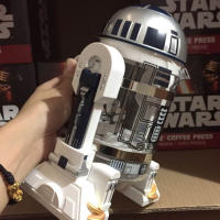 Tetera De Café Manual Star Wars R2-D2 960ml Acero Inoxidable Robot Cartoon Para Oficina Y Hogar Miniatura Termo Moka - details 18