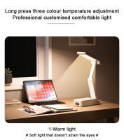 Lámpara De Escritorio Plegable Portátil Con Reloj Y Luz De Lectura LED Recargable a Través De USB Economía De Energía - details 11