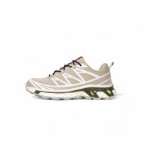 HLuna Zapatillas de mujer estilo running con rayas zig-zag en color beige café y rosa  jf3227 malla transpirable - details 4