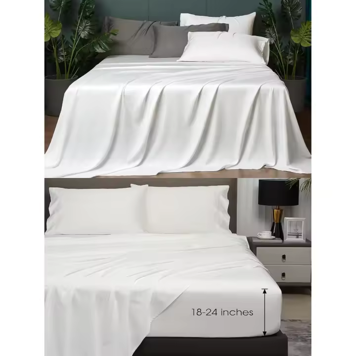 Reina, sábanas de Algodón Tencel, 400 Hilos - 1