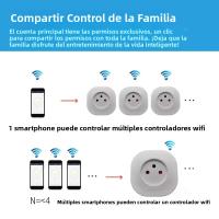 Enchufe Inteligente WiFi 16A Con Enchufe Israelita Control Por Voz De Alexa Y Google Home Función De Tiempo Tuya APP Hogar Inteligente Protección Contra Sobrecargas - details 4